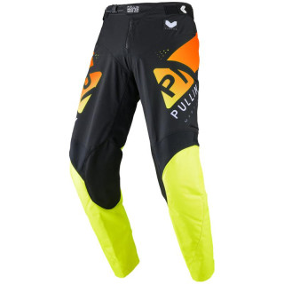 Pantalon Pull-In master noir/jaune | Oxmoto