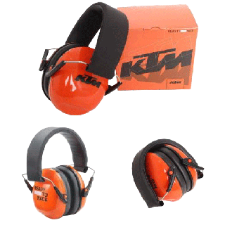 Casque anti-bruit KTM orange | Oxmoto