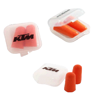 Bouchons d'oreilles KTM orange | Oxmoto