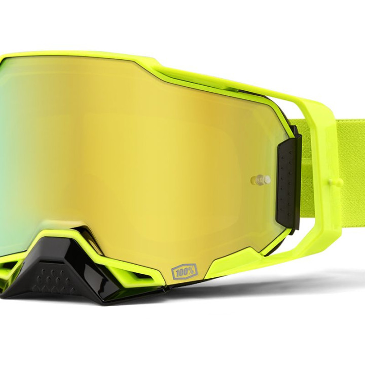 Lunettes 100% armega nuclear iridium or | Oxmoto