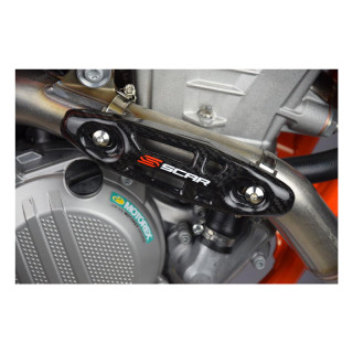 Protection échappement Scar universelle carbone | Oxmoto