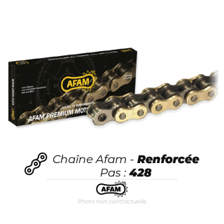 Chaîne de transmission AFAM - a428mxg - 124 maillons