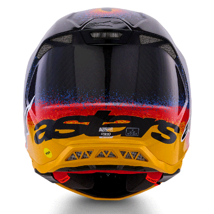 Casque Alpinestars supertech m10 (s-m10) black hole - edition limitée