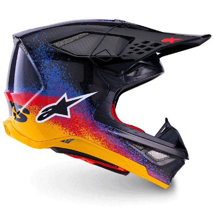 Casque Alpinestars supertech m10 (s-m10) black hole - edition limitée