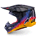 Casque Alpinestars supertech m10 (s-m10) black hole - edition limitée