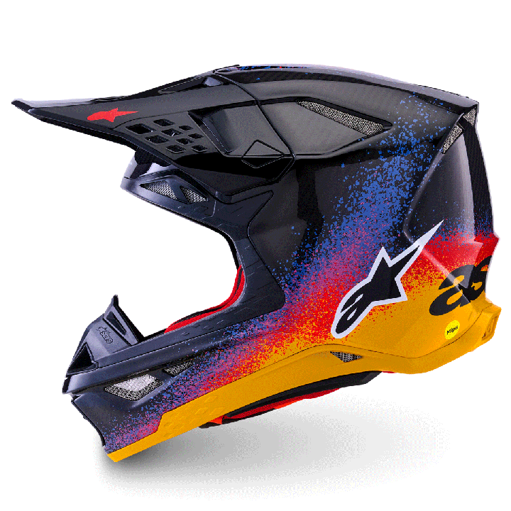 Casque Alpinestars supertech m10 (s-m10) black hole - edition limitée