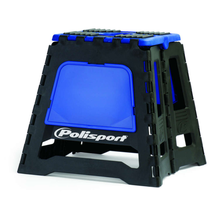 Lève-moto fixe Polisport repliable bleu/noir | Oxmoto