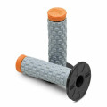Poignées pro taper mx pillow top orange/gris | Oxmoto
