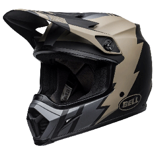 Casque Bell mx-9 mips strike noir/kaki mat | Oxmoto