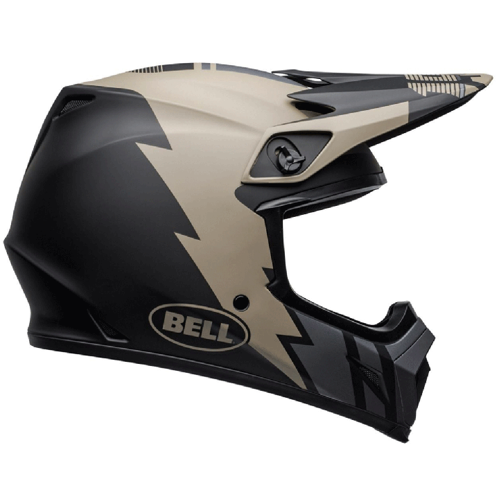Casque Bell mx-9 mips strike noir/kaki mat | Oxmoto