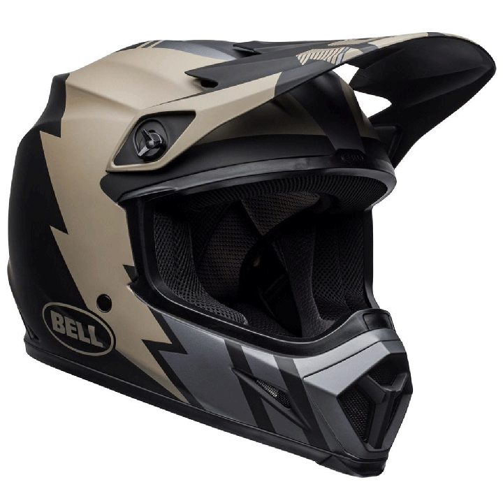 Casque Bell mx-9 mips strike noir/kaki mat | Oxmoto