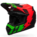 Casque Bell mx-9 mips strike noir/vert mat | Oxmoto