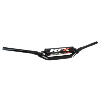 Guidon conique avec barre transversale RFX Pro Series F8 Stewart - 28,6 mm - noir