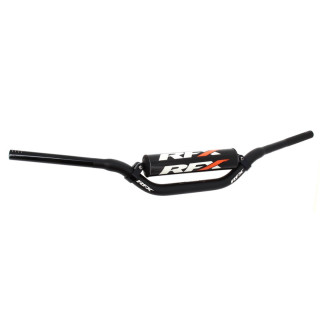 Guidon conique avec barre transversale RFX Pro Series F8 RC - 28,6 mm - noir