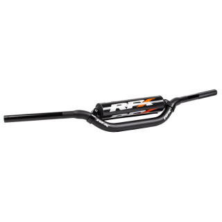 Guidon conique avec barre transversale RFX Pro Series F8 McGrath - 28,6 mm - noir