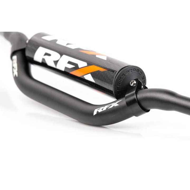Guidon conique avec barre transversale RFX Pro Series F8 McGrath - 28,6 mm - noir