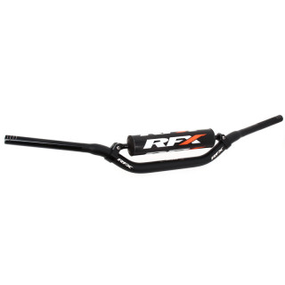 Guidon conique avec barre transversale RFX Pro Series F8 YZ/YZF - 28,6 mm - noir