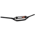 Guidon conique avec barre transversale RFX Pro Series F8 YZ/YZF - 28,6 mm - noir