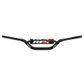 Guidon conique avec barre transversale RFX Pro Series F8 RC High - 28,6 mm - noir