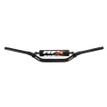 Guidon conique avec barre transversale RFX Pro Series F8 YZ/YZF - 28,6 mm - noir