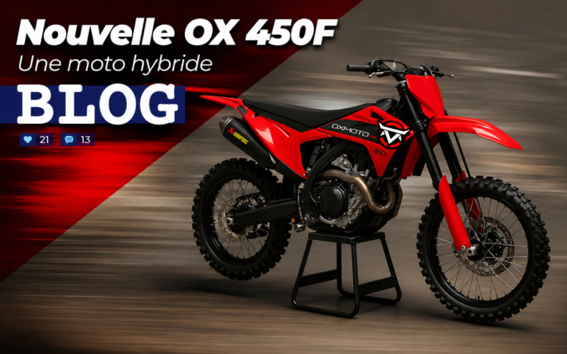 Nouvelle OX 450F : première moto tout-terrain hybride !