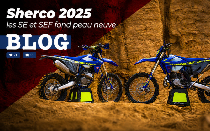 Nouveautés : les SHERCO SE/SEF 2025 font peau neuve 