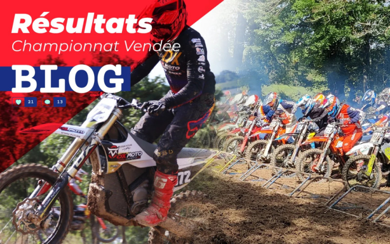 Résultats du championnat de Vendée Motocross 2025