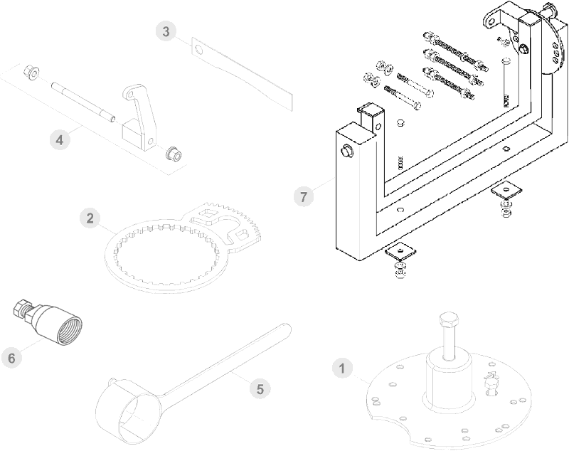 vue éclatée trousse à outils - beta rr 300 2015