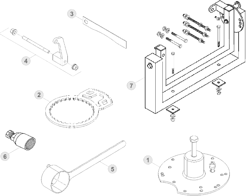 vue éclatée trousse à outils - beta rr 300 racing 2014