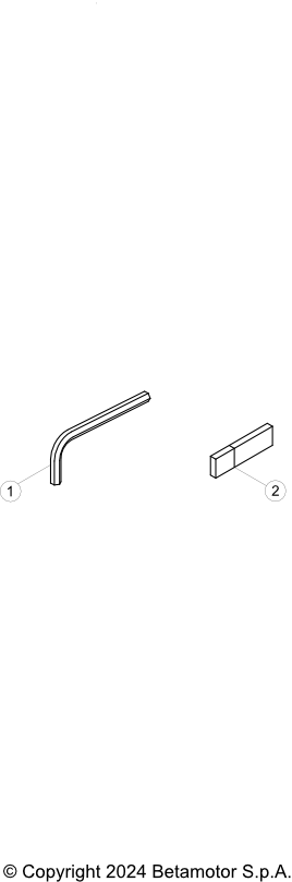 vue éclatée trousse à outils - beta evo 125 2t factory 2025