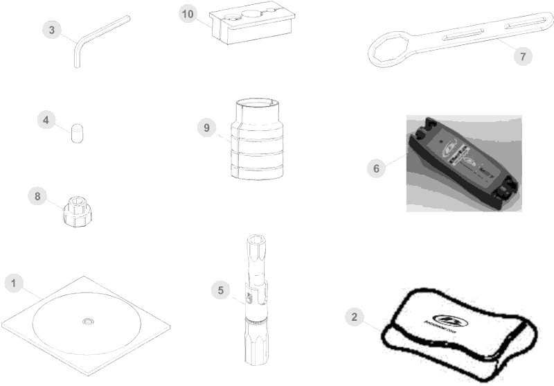 vue éclatée trousse à outils - beta rr 350 4t racing 2015