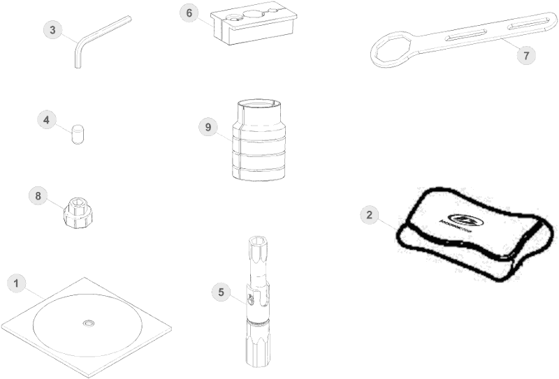 vue éclatée trousse à outils - beta rr 430 4t racing 2015