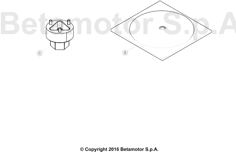 vue éclatée trousse à outils - beta evo 250 2t factory 2016