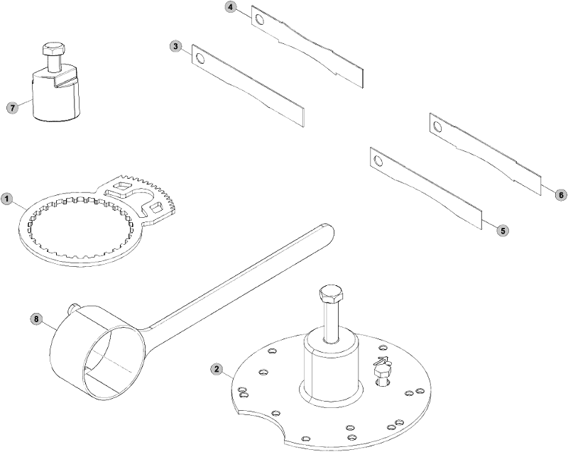 vue éclatée trousse à outils - beta evo 250 2t factory 2016