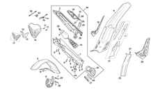 vue éclatée plastiques - sherco moto sherco 2.9 comp 2013