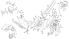 vue éclatée plastiques - sherco moto sherco 1.25 competi factory 2016