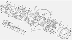 vue éclatée groupe carters - sherco moto sherco 3.0 compt factory 2015