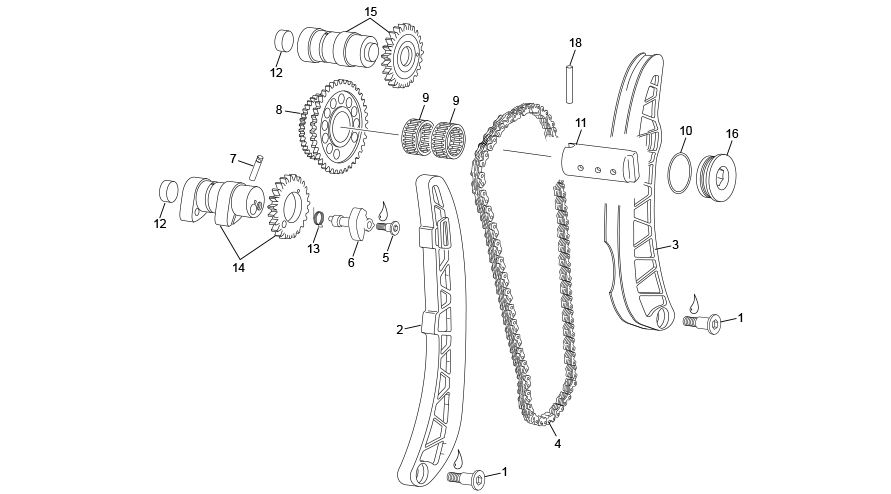 vue éclatée systeme distribution - sherco 450 sef-f factory 2026