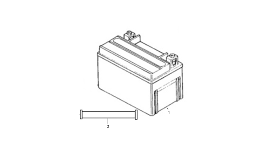 vue éclatée batterie - sherco 50 scorpa easy noir 2025