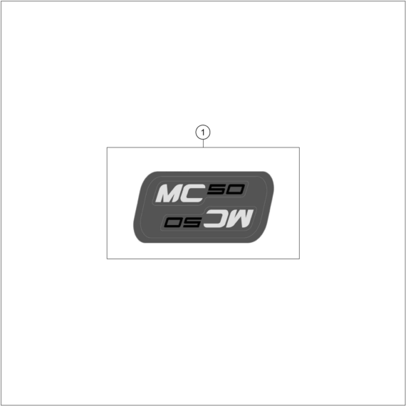 vue éclatée kit déco - gasgas mc 50 2027