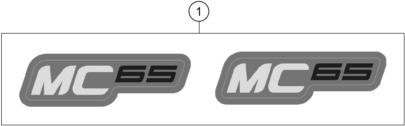 vue éclatée kit déco - gasgas mc 65 2027