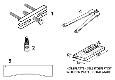 vue éclatée outils spéciaux moteur - ktm 50 sx pro senior lc eu 2001