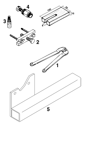 vue éclatée outils spéciaux moteur - ktm 50 mini adventure eu 1998