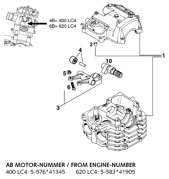 vue éclatée autres - ktm 620 egs wp 37kw 20lt viol '95 eu 1995