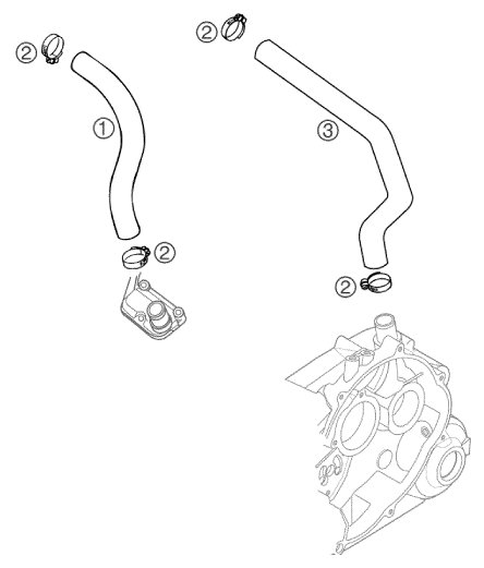 vue éclatée purge moteur - ktm 660 rallye factory repl. eu 2003