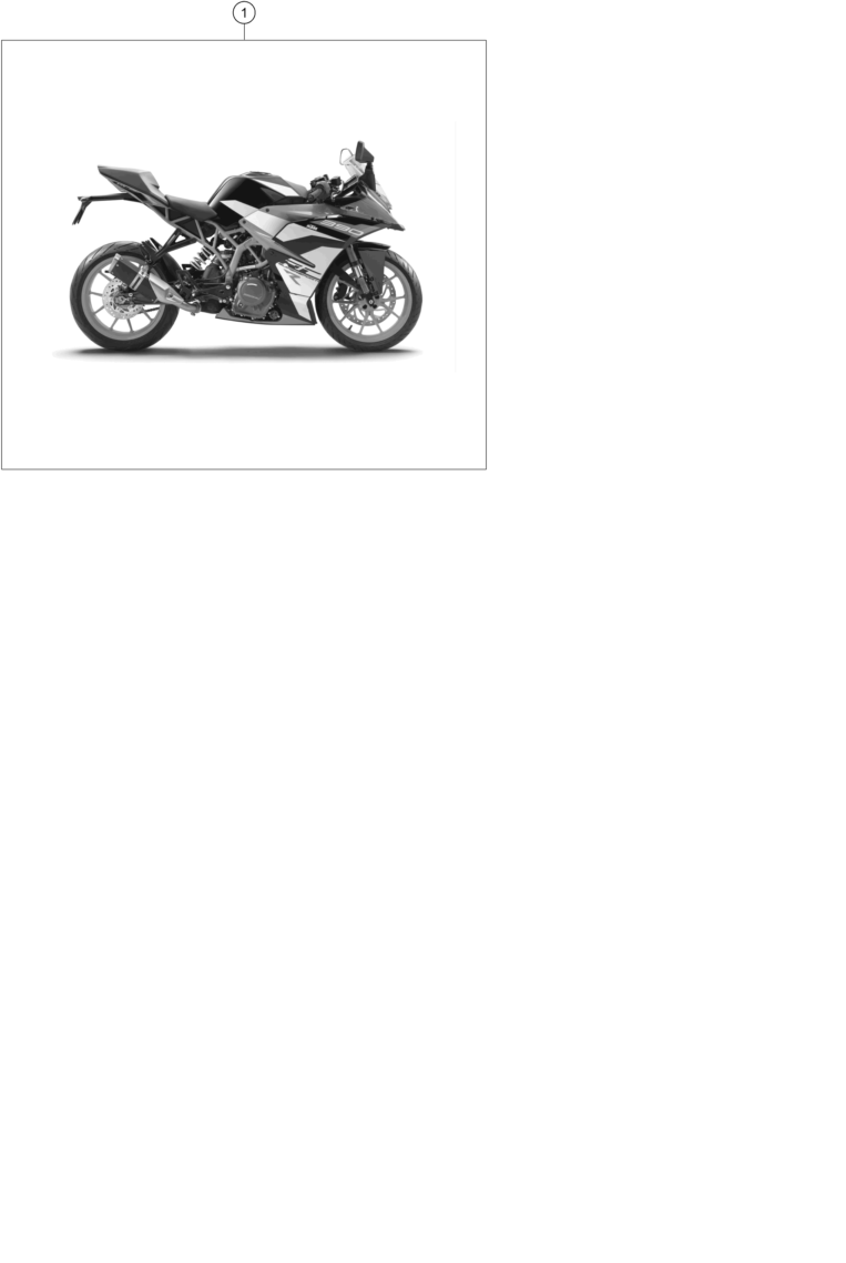 vue éclatée kit déco - ktm rc 390 r, black eu 2018