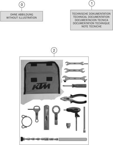 vue éclatée pièces jointes - ktm ktmr2r 1290 super adv r cn 2022