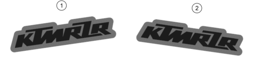 vue éclatée kit déco - ktm ktmr2r rc 390, gp orange cn 2023