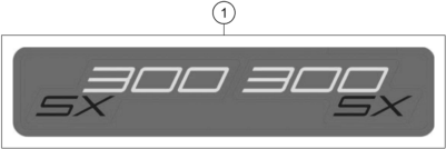vue éclatée kit déco - ktm 300 sx eu 2026