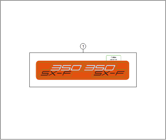 vue éclatée kit déco - ktm 350 sx-f eu 2026